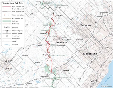 Maps And Re-routes - Toronto Bruce Trail Club