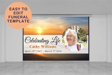 Funeral Powerpoint Presentation Template