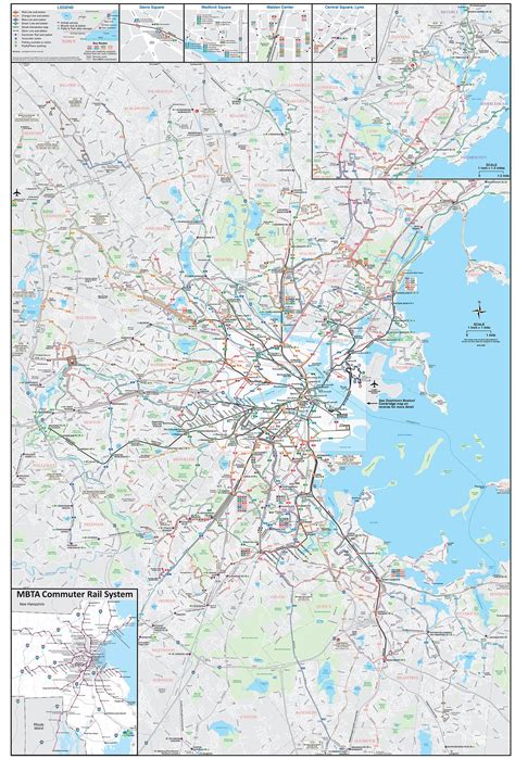 2023 MBTA System Map (Side A) – MBTAgifts