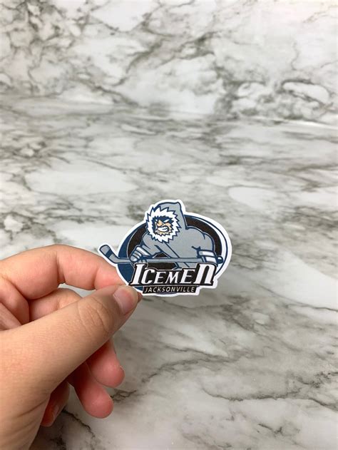 Jacksonville Icemen logo sticker ECHL | Etsy