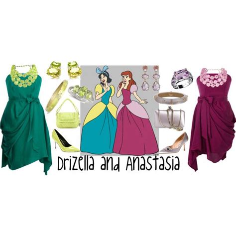 "Drizella and Anastasia" by disneylooks on Polyvore | Princess outfits ...