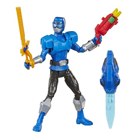 Buy Power Rangers Beast Morphers Beast-X Blue Ranger 6-Inch Action Figure Toy inspired by the ...