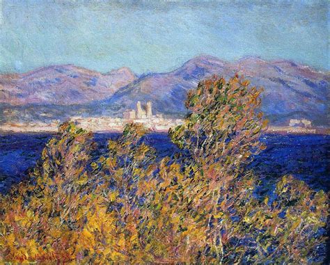 Claude Monet Antibes Seen From The Cape, Mistral Wind 1888 | Monet, Les arts, Tableau monet