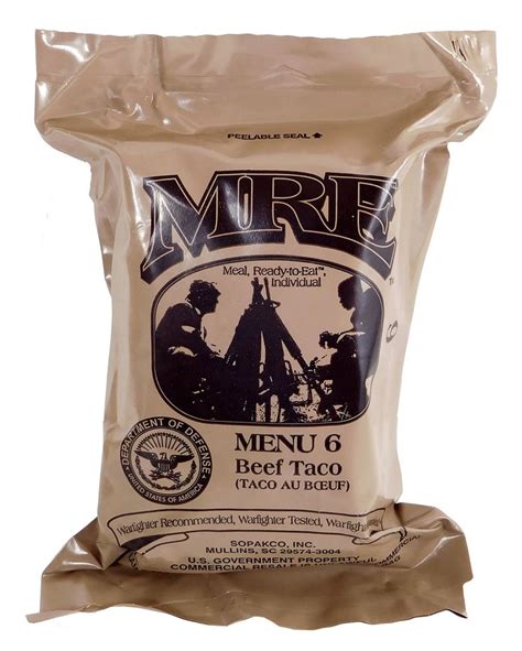 Delicious MRE (Meals Ready-to-Eat) for Your Next Adventure