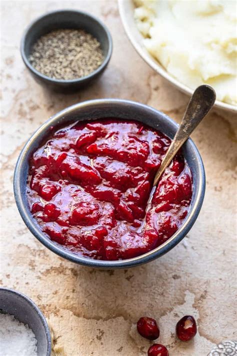 Low Carb Sugar Free Keto Cranberry Sauce | Food Faith Fitness