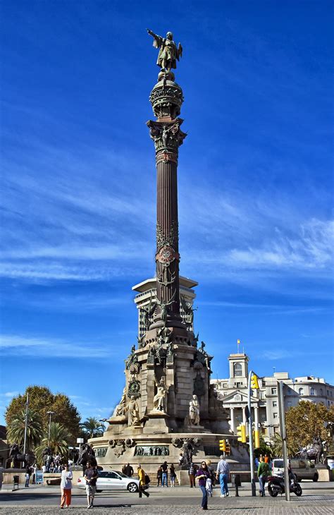 Christopher Columbus Statue, Barcelona | Barcelona catalonia, Barcelona ...