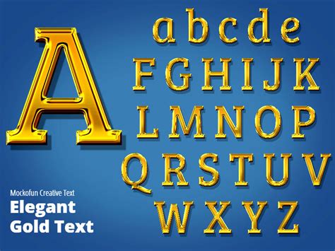 Make an Elegant Gold Text Online, It's Easy - MockoFUN