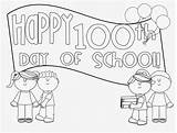 Coloring School 100th Pages 100 Days Glasses Printable Sheets Reading  sketch template