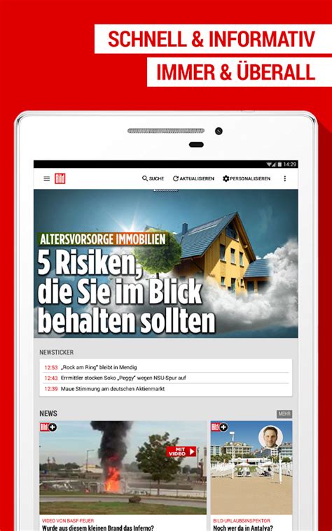 BILD News App: Nachrichten, Zeitung, Unterhaltung – Android-Apps auf Google Play