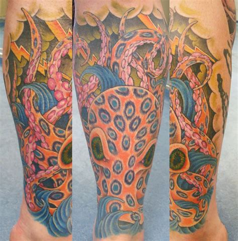 25 best Blue-ringed Octopus Tattoo images on Pinterest | Tentacle ...