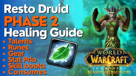 SoD Resto Druid Phase 2 ULTIMATE Healing Guide - YouTube