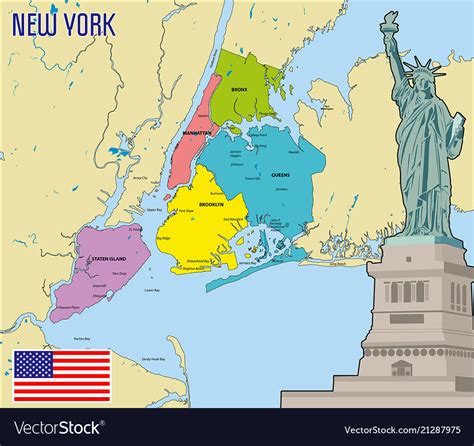 New York City On World Map