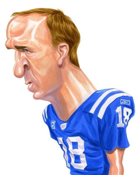 Funny Celebrity Charicatures-Peyton Manning - Dump A Day