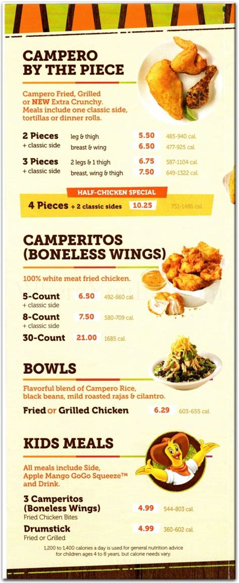 Pollo Campero Restaurant in Brooklyn / Official Menus & Photos