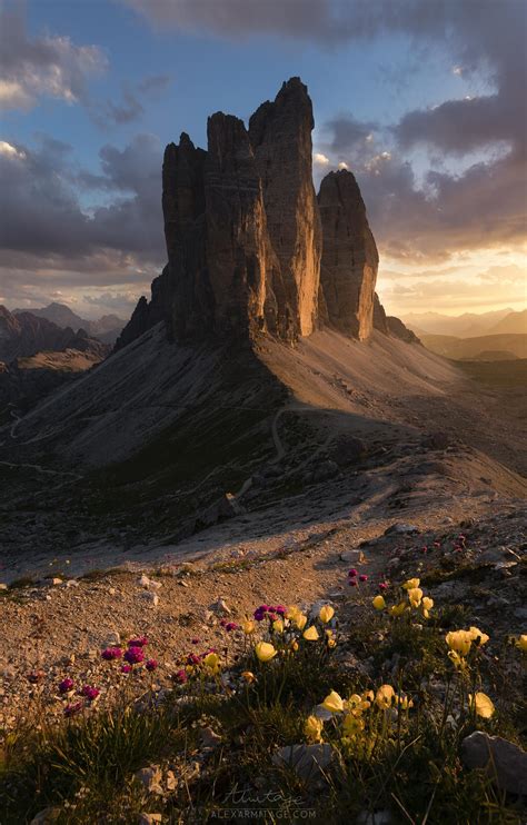 Interesting Photo of the Day: Tre Cime di Lavaredo at Sunset