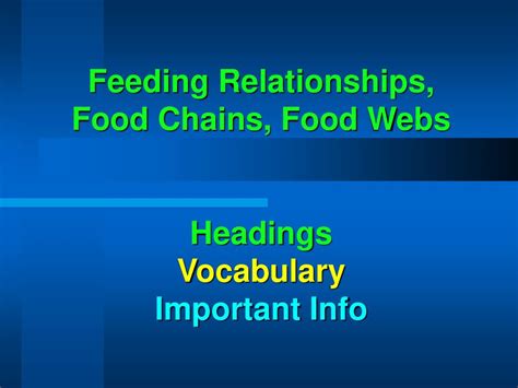 Feeding Types Autotrophs: - ppt download