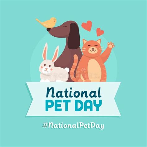 National pet day holiday design. National pet day holiday social media post and #Sponsored , # ...