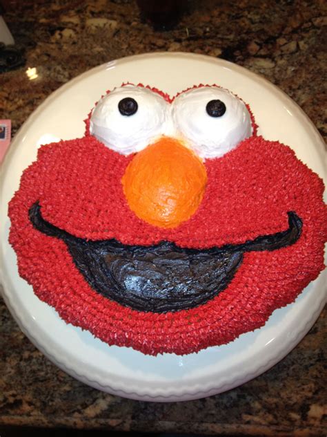 Elmo cake | Elmo cake, Cake decorating, Cake