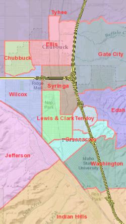 Pocatello Zip Code Map | Draw A Topographic Map