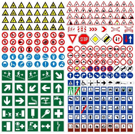 Road Traffic Signs Free Vector Download | FreeImages