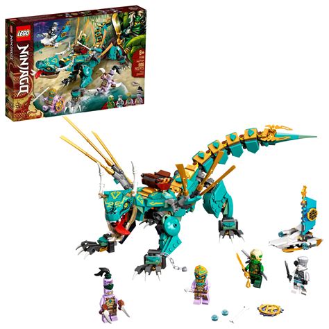 LEGO NINJAGO Ninja Dragon Temple Set 71759 With Toy Motorcycle, Kai ...