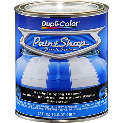 Dupli-Color Paint Shop Finishing System Deep Blue Paint - BSP204