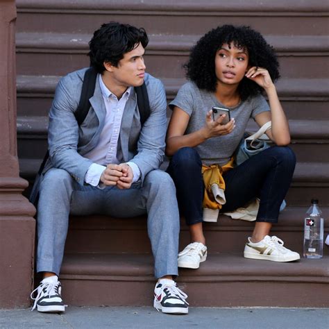 YARA SHAHIDI and Charles Melton on the Set of The Sun is Also a Star in Harlem 06/19/2018 ...