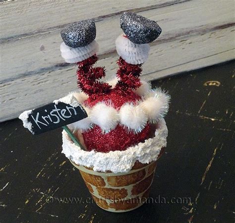 Santa Chimney Place Setting - Crafts by Amanda