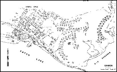 Map of Gamboa, Panama