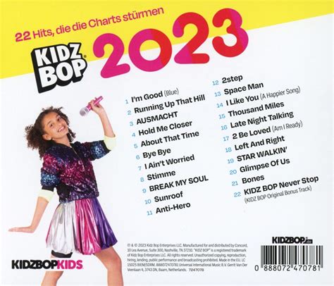 Kidz Bop Kids: Kidz Bop 2023 (German Version) (CD) – jpc