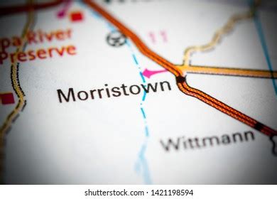 Morristown Arizona Usa On Map Stock Photo (Edit Now) 1421198594