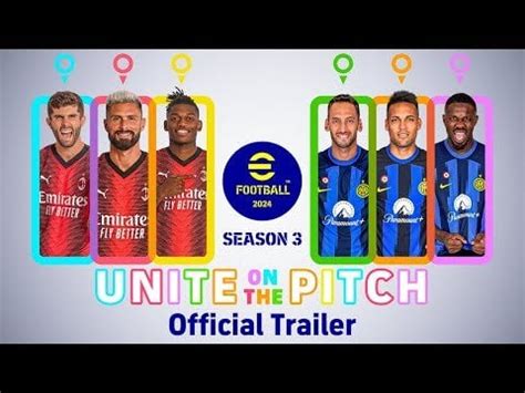 eFootball 2024 Season 3 "Unite on the Pitch" Official Trailer : r/PS5