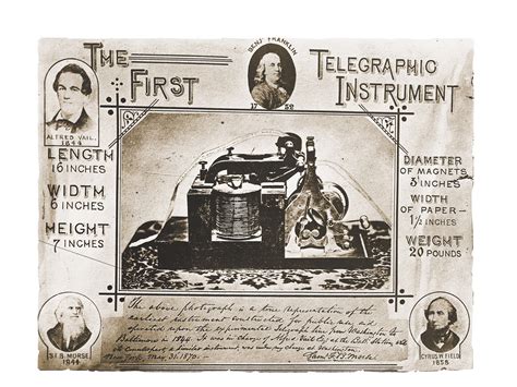 First Telegraph Machine