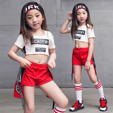 Jazz Dance Costume Girls Cotton Hip Hop Dance Costumes for Kids on Aliexpress.com | Alibaba Group