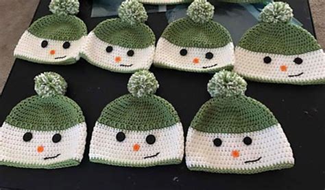 Happy Snowman Hats Free Crochet Pattern - Your Crochet