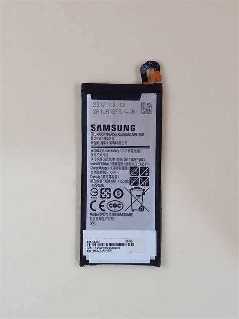 Samsung EB-BA520ABE Galaxy A5 2017 SM-A520 GH43-04680A Battery – Battery Bank | Original Mobile ...