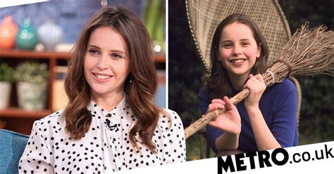 Felicity Jones cringes over The Worst Witch clip on live TV | Metro News