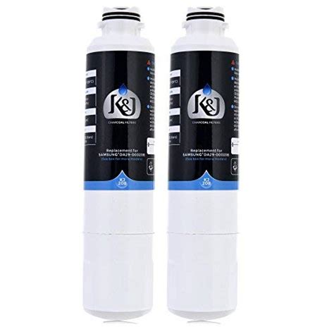 K&J Replacement Samsung Compatible Refrigerator Water Filter for DA2900020B, RF263BEAESR, and ...