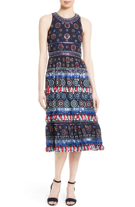 kate spade new york embellished midi dress | Nordstrom