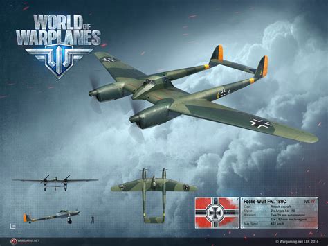 Focke-Wulf Fw 189 C Eule | World of Warplanes