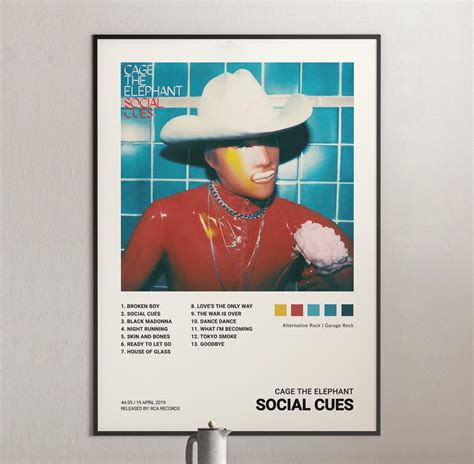 Cage the Elephant - Social Cues Album Cover Poster | Architeg Prints