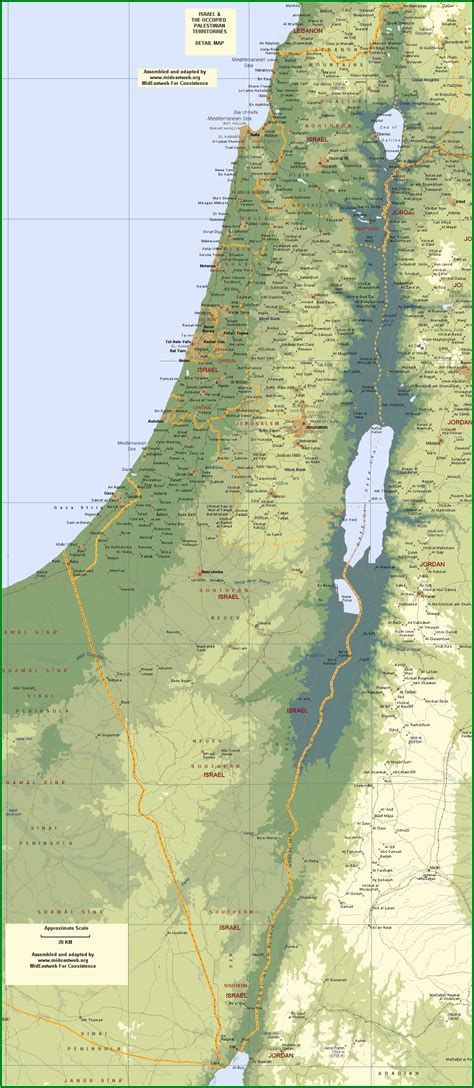 Jewish Palestine Map