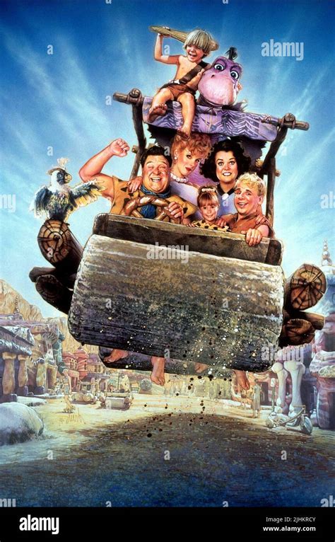 JOHN GOODMAN, RICK MORANIS POSTER, THE FLINTSTONES, 1994 Stock Photo ...