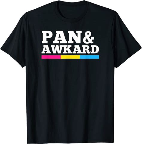 Pan And Awkward Pansexual Pride Flag Minimalist Style 2022 Shirt