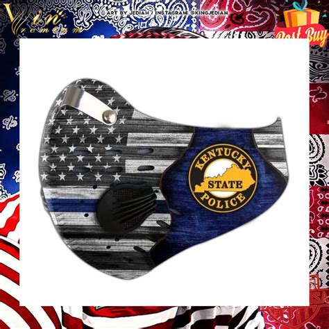 Kentucky State Police Face Mask With Filter, hoodie, sweater ...