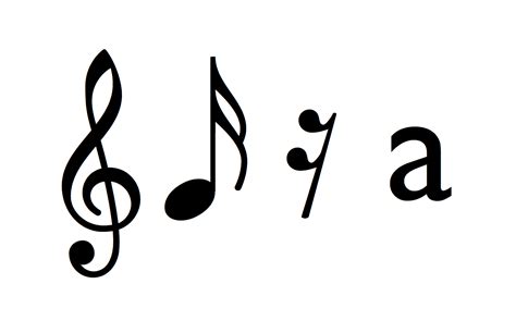 Musical Font Free Web Noto Music Is A Font That Contains Symbols For The Modern, Byzantine And ...