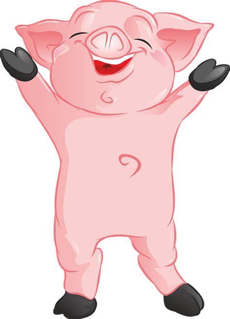 Happy pig clipart. Free download transparent .PNG | Creazilla