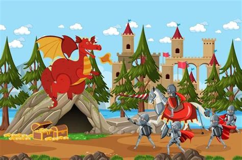 Medieval Dragon Vector Art, Icons, and Graphics for Free Download