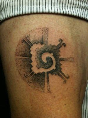 hunab ku tattoo - Buscar con Google Leaf Tattoos, Fish Tattoos, Skin ...