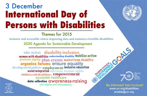 International Day of Persons with Disabilities, 3 December 2015 | United Nations Enable